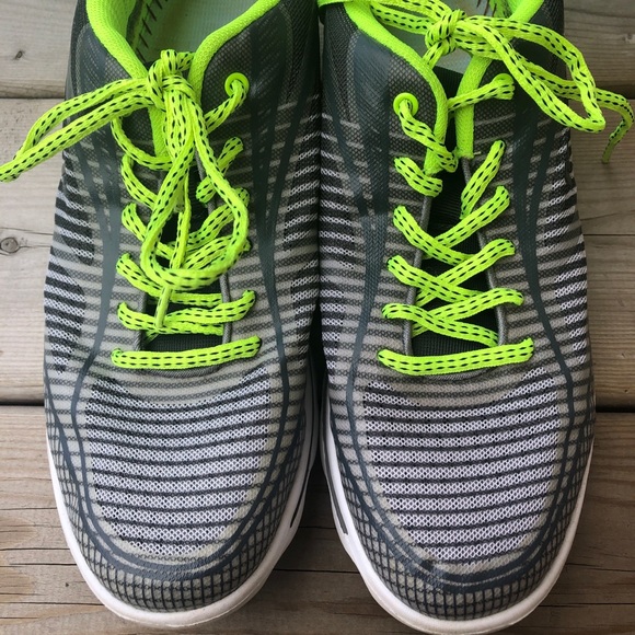 Women's 9.5 Propet Active Walking Shoes Billie W5100  Grey Lime Green Running - Picture 7 of 10